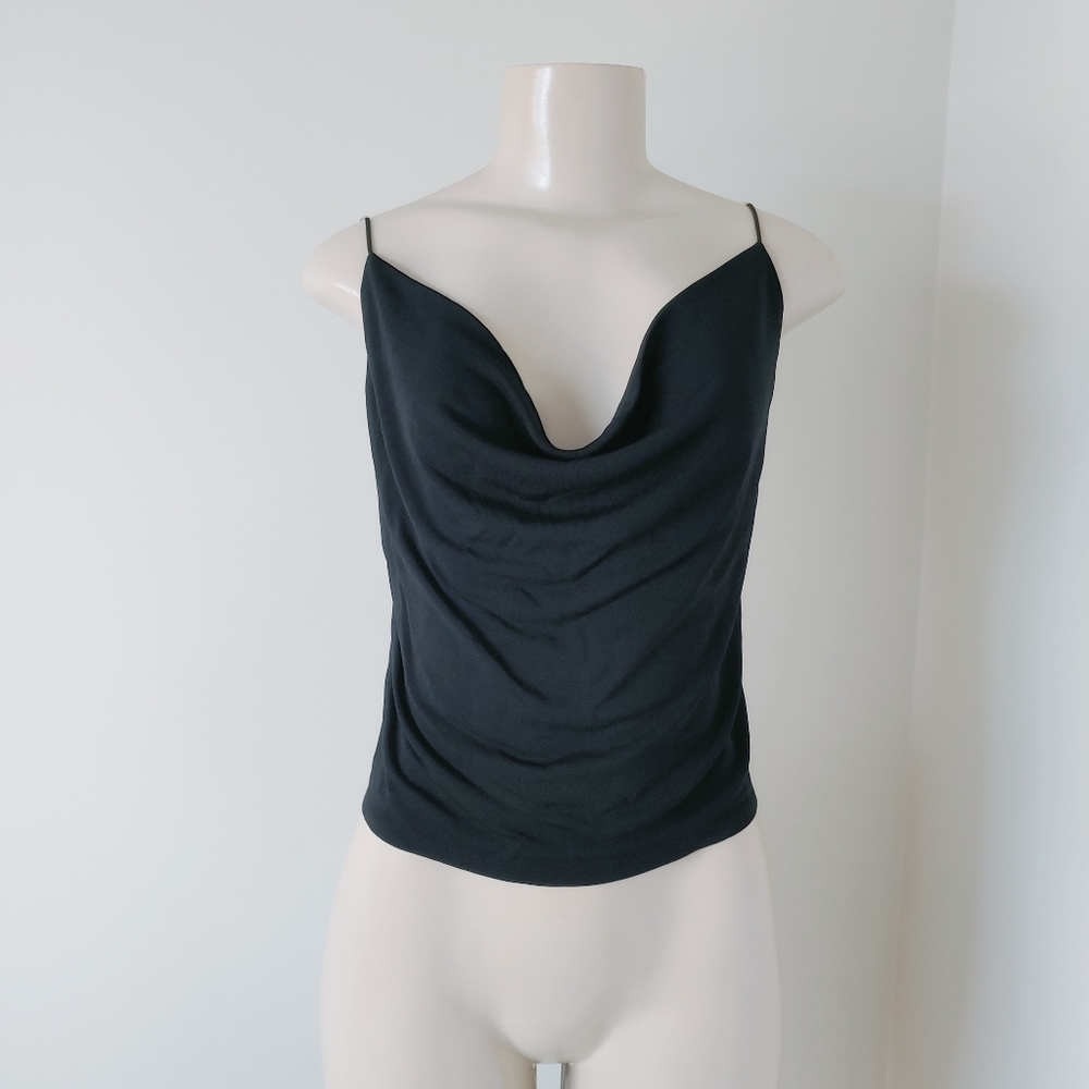 Moda International Open Back blouse